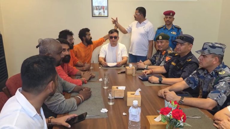 हिन्दु राष्ट्र कायम गर्ने सहमती सहित गृहमन्त्री र हिन्दू सम्राट सेनाबीच समझदारी, सबै प्रकारका आन्दोलन स्थगित